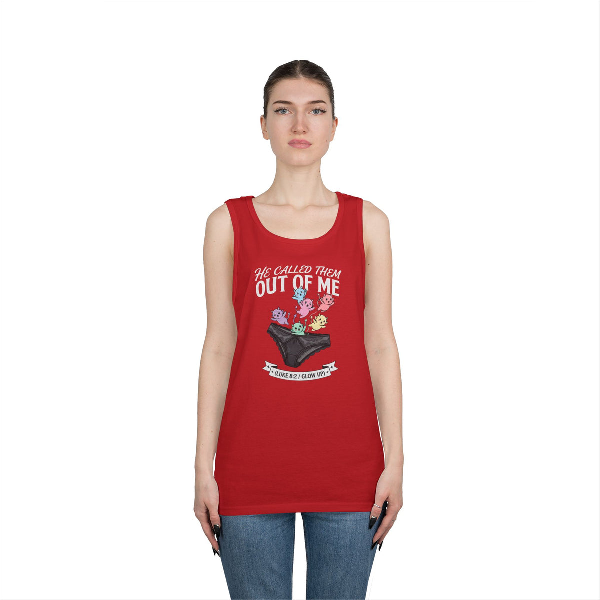"Good Book Series He Called Them Out Of Me" Tank Top