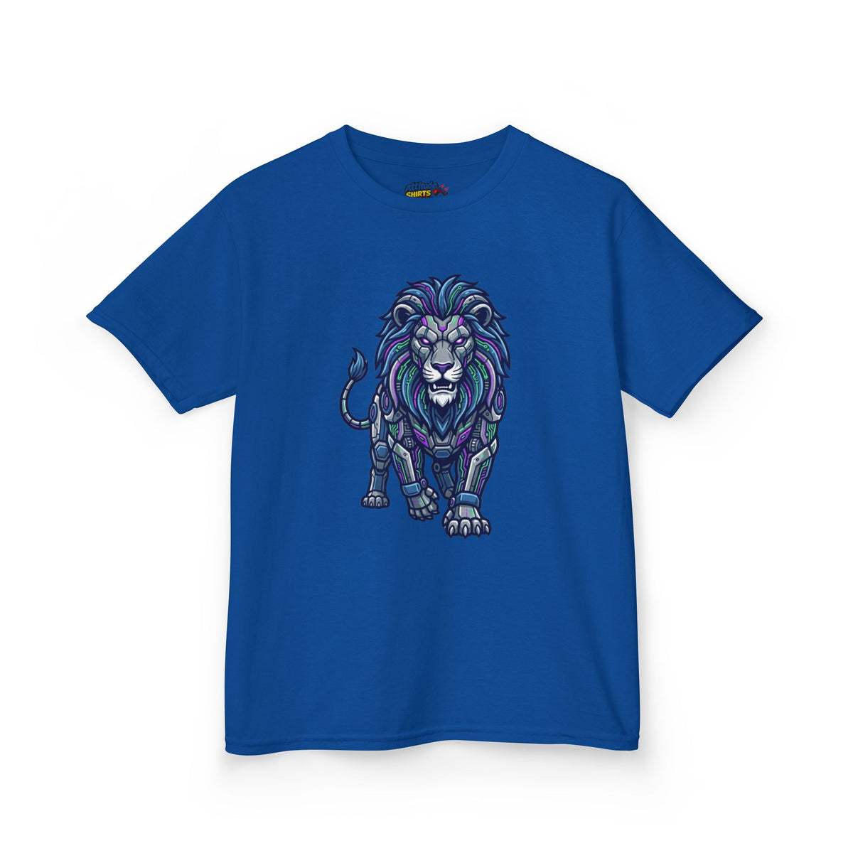 Color: Royal | Cyber Lion Kids Tee