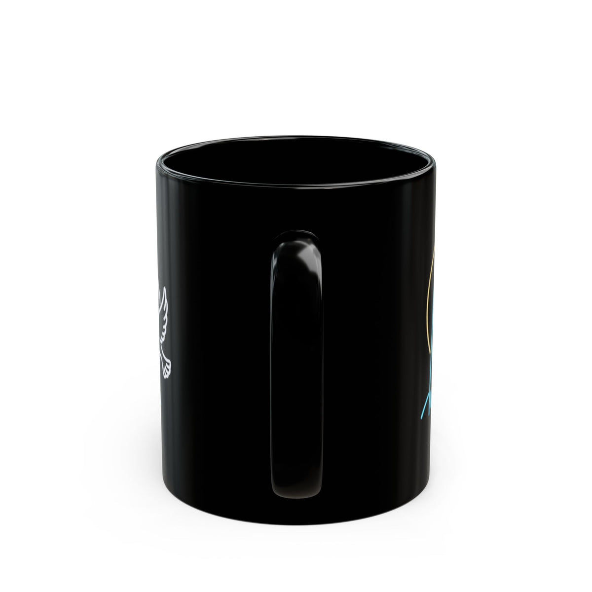 "Good Book Series MILF" Black Ceramic Mug — Graphic