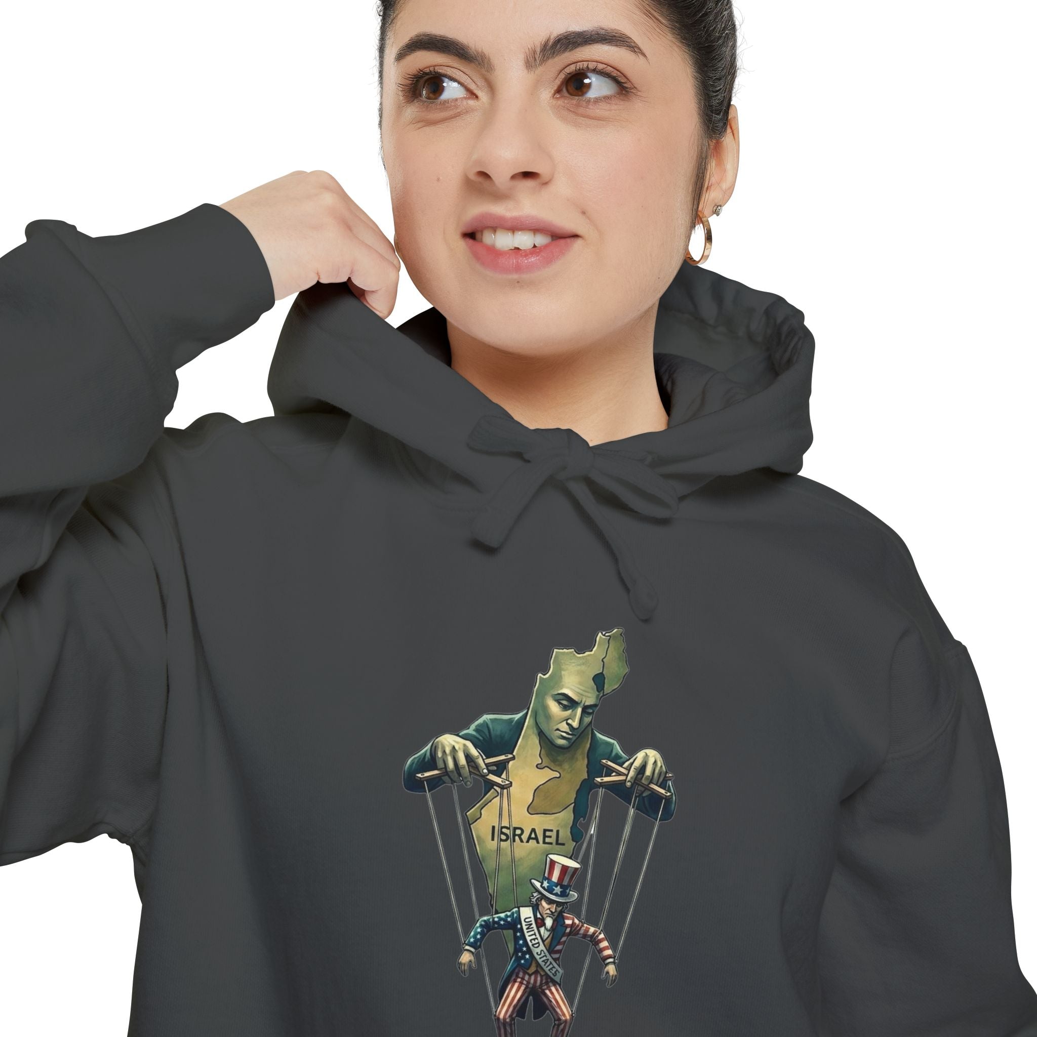 Strings Attached | Garment-Dyed Hoodie — AttitudeShirts