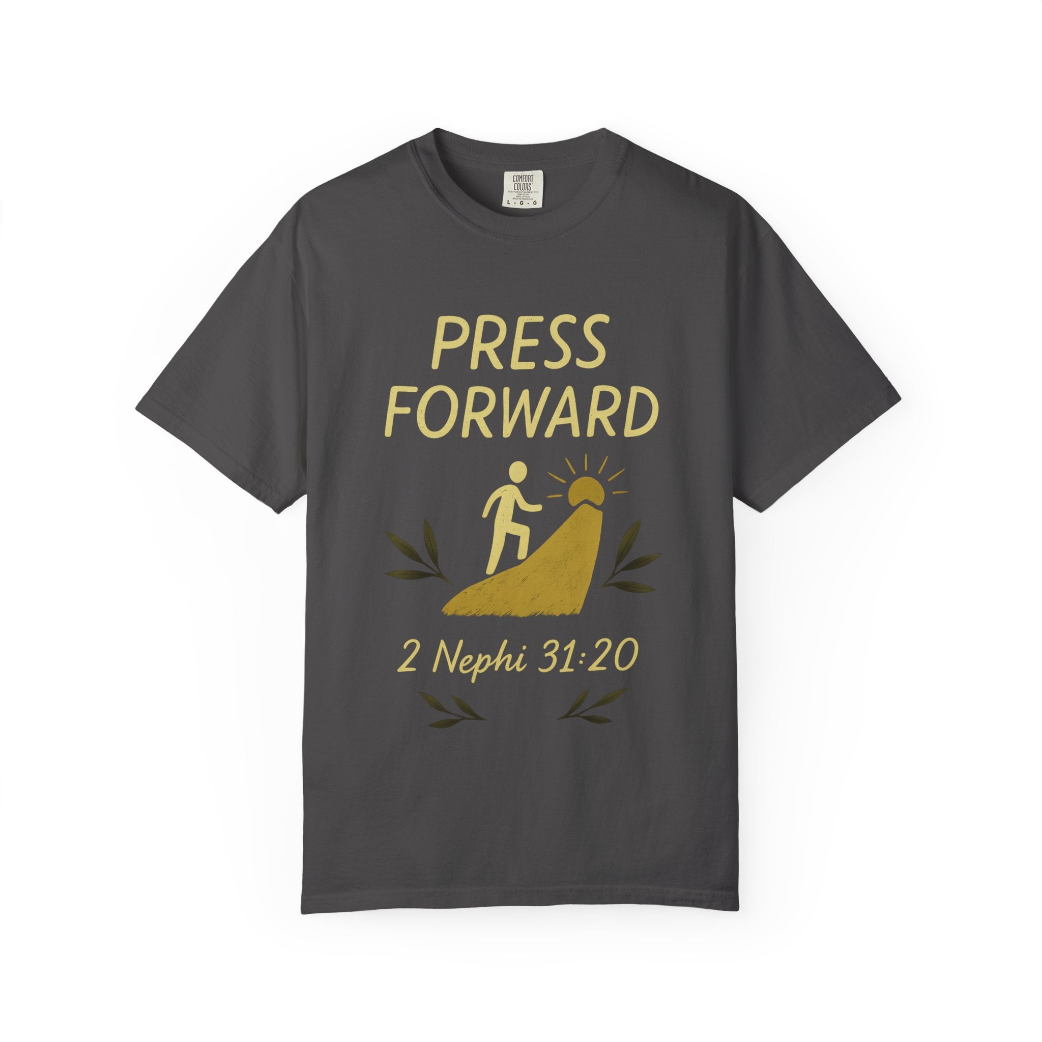 "Press Forward" Unisex Garment-Dyed T-shirt