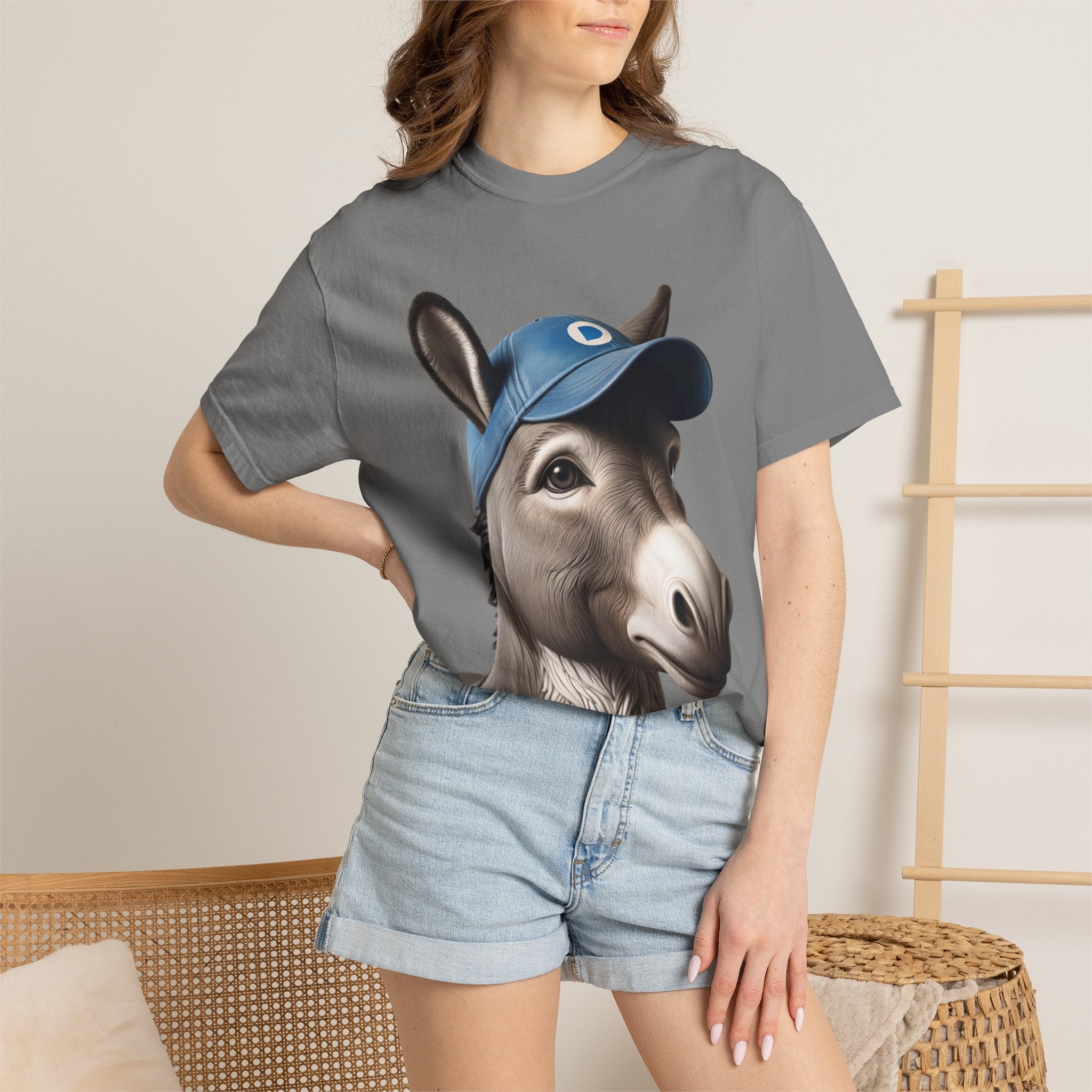 "The Party Animal (Blue Cap Edition)" Unisex Garment-Dyed T-shirt