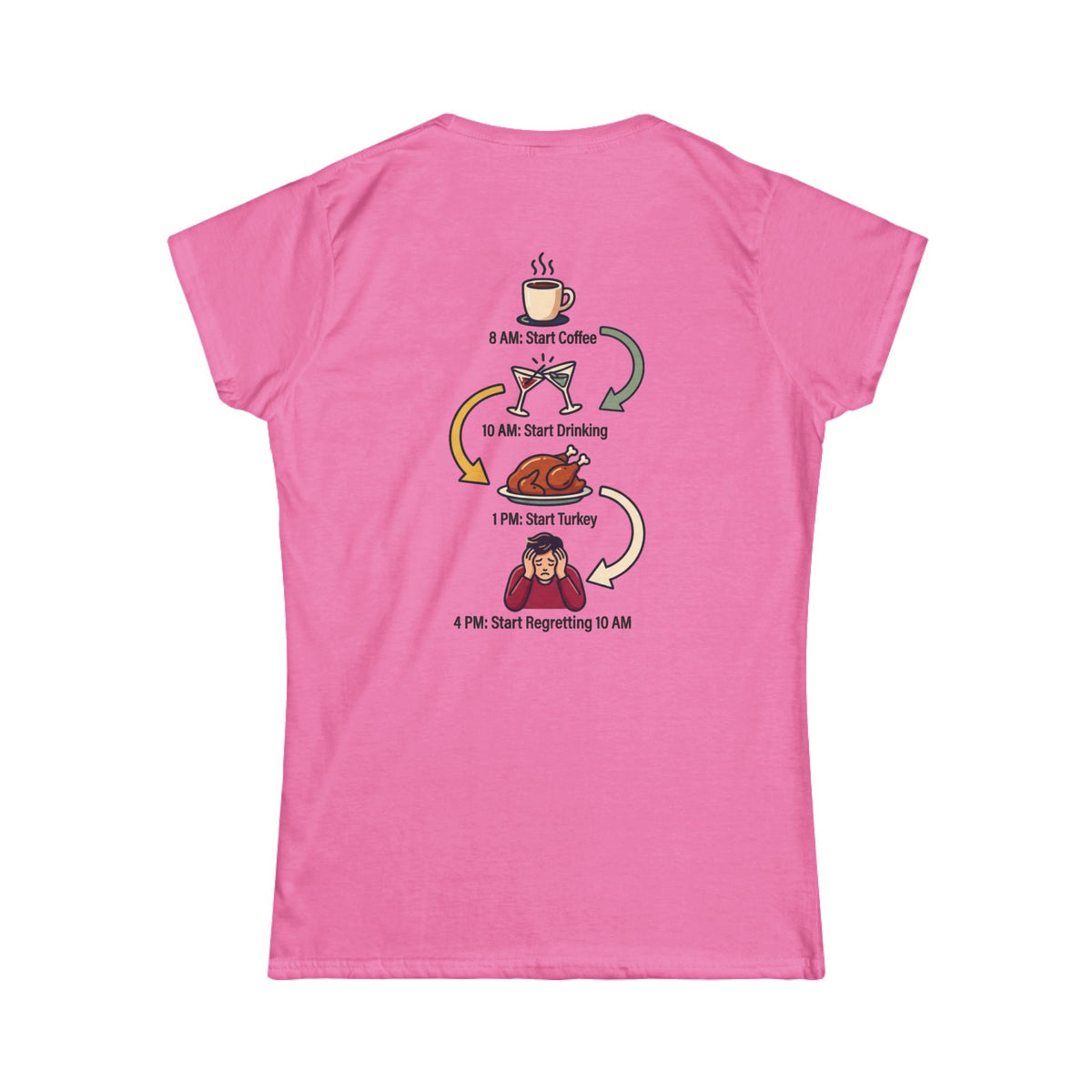 Color: Azalea | Thanksgiving Regrets Women's Tee