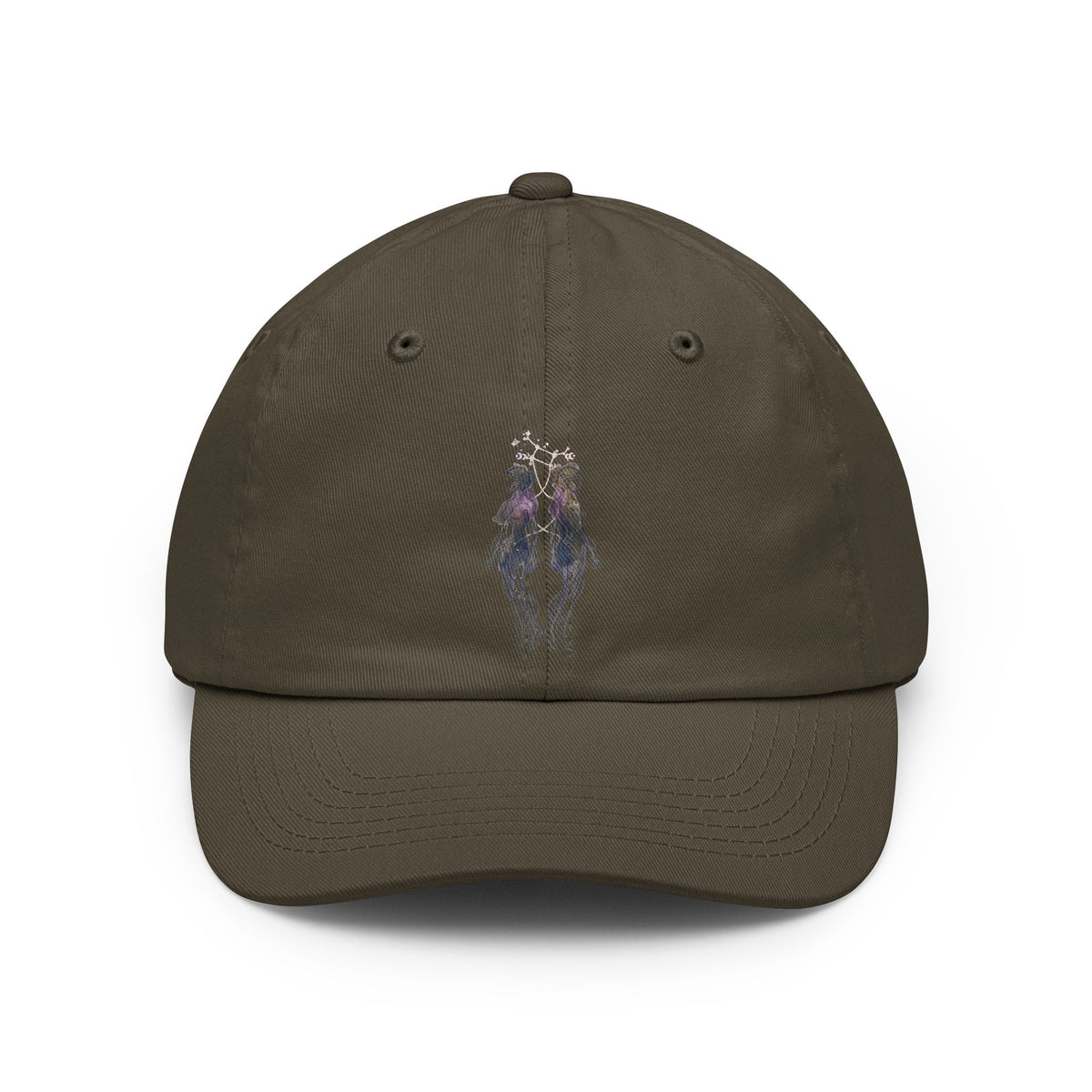 Color: Olive | Gemini The Celestial Twins Dad Hat