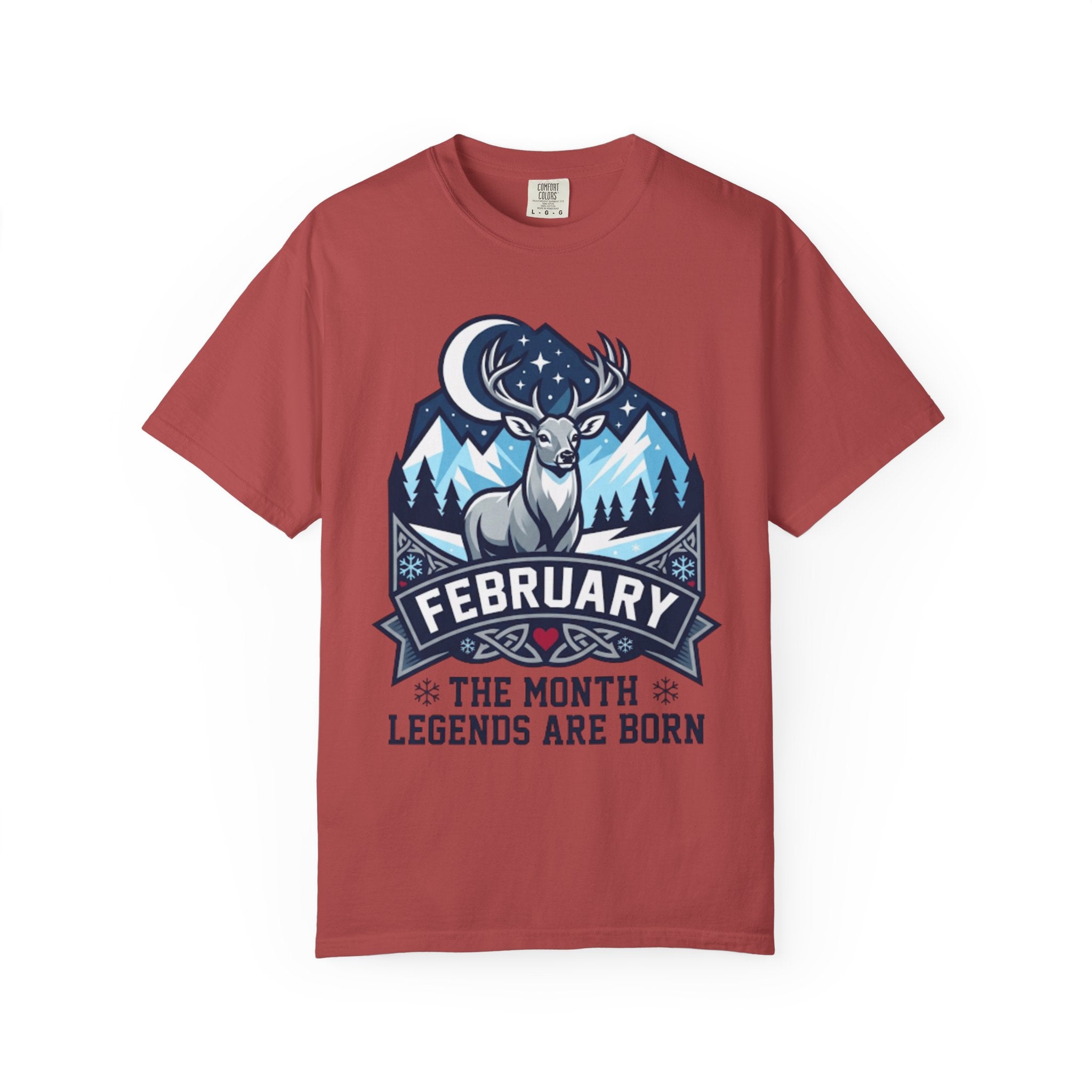 "February Legend" Unisex Garment-Dyed Tee