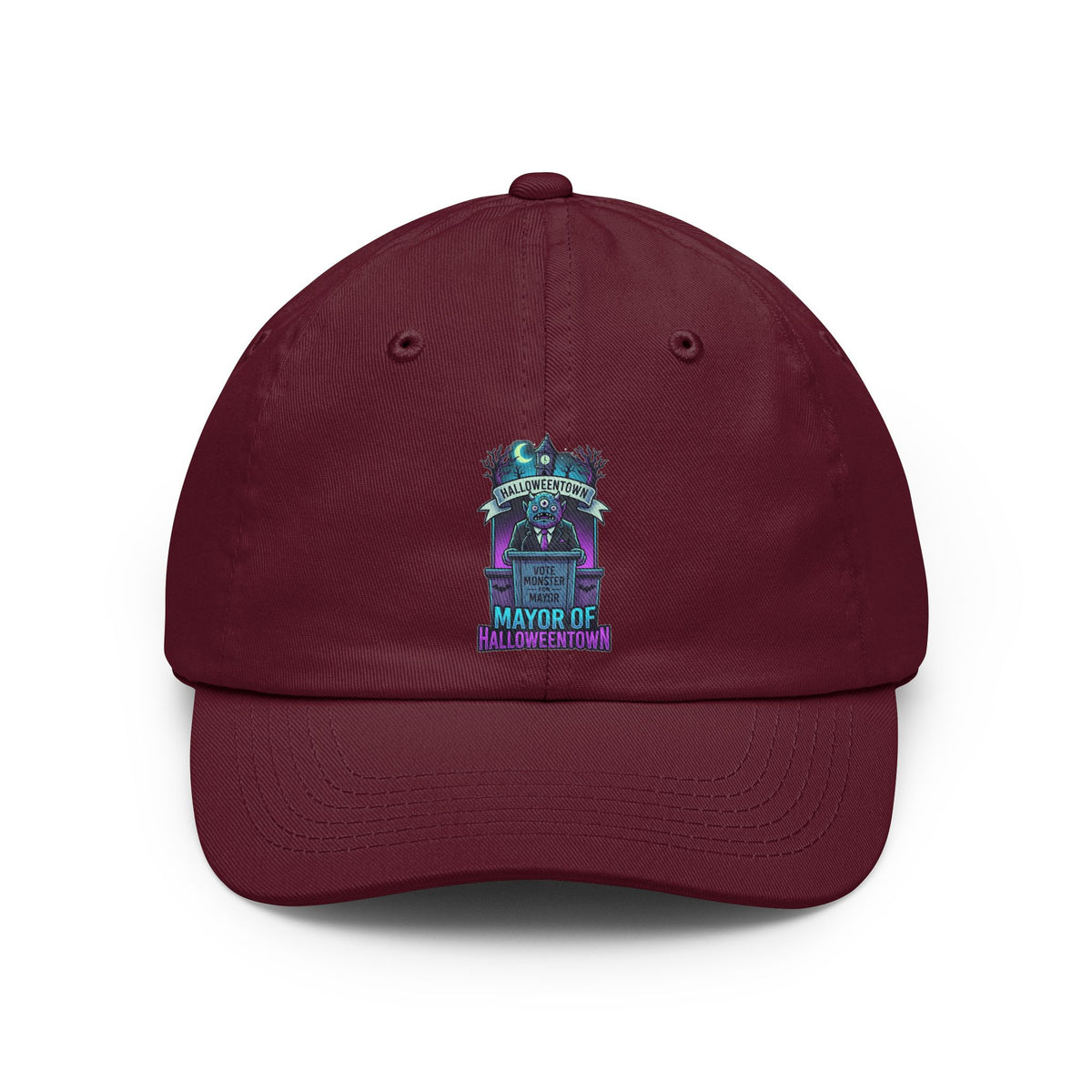Color: Maroon | Mayor Of Halloweentown Dad Hat