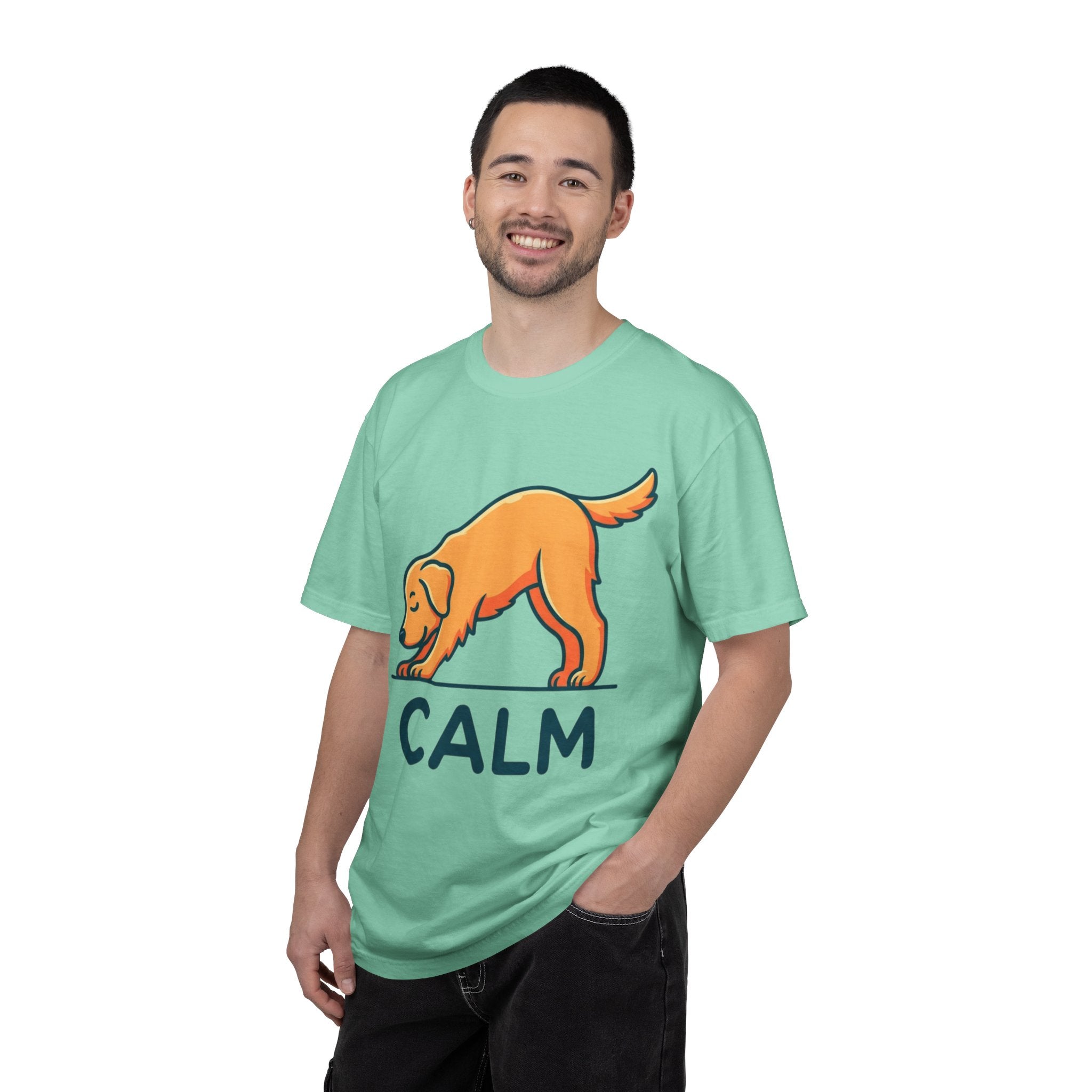 "Dog CALM" Unisex Garment-Dyed Tee