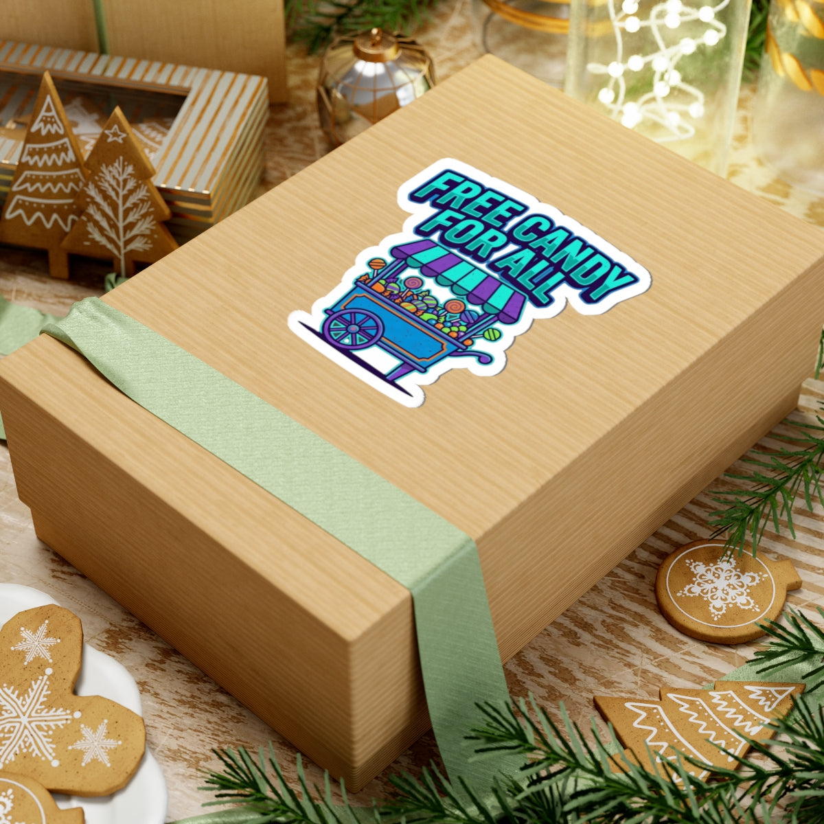 "Free Candy For All" Sticker — Main