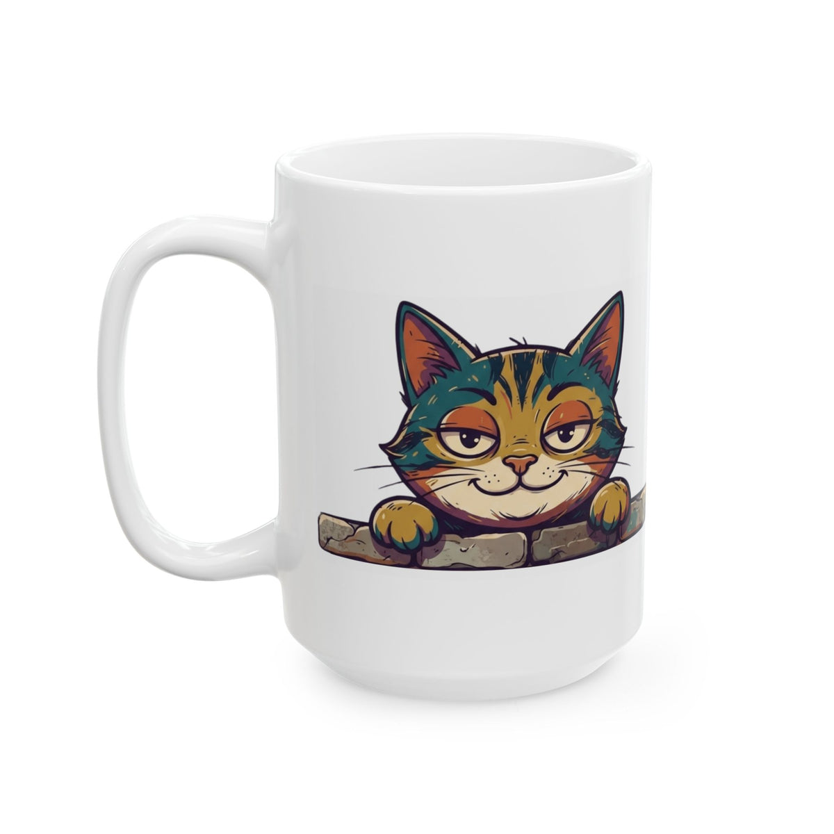 "I Didn't Do It" White Ceramic Mug — Graphic
