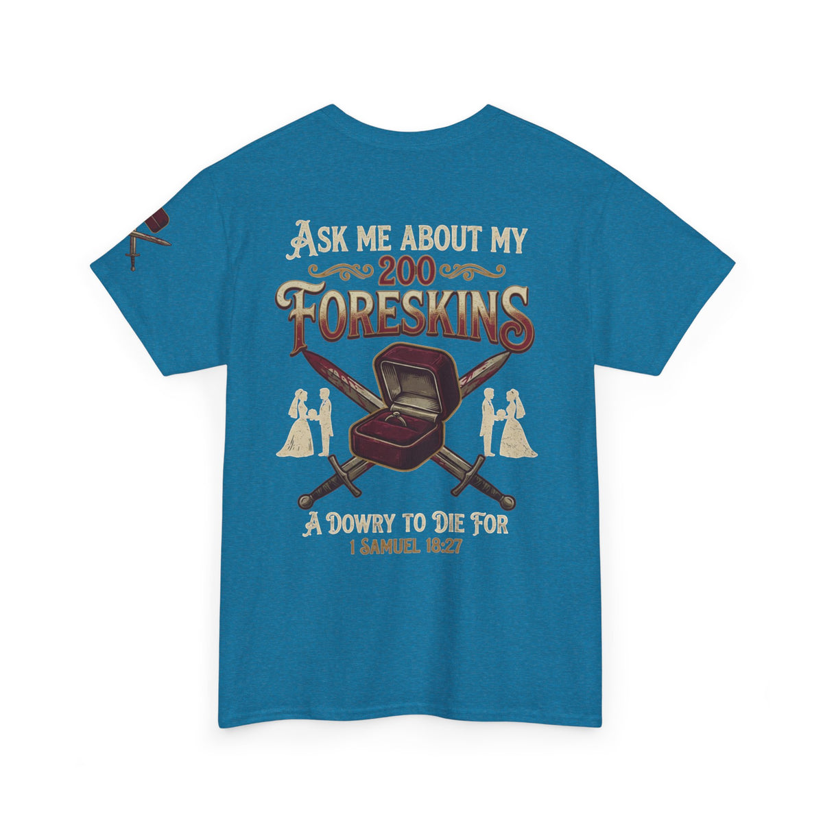 "Good Book Series 200 Foreskins" Premium Graphic Tee