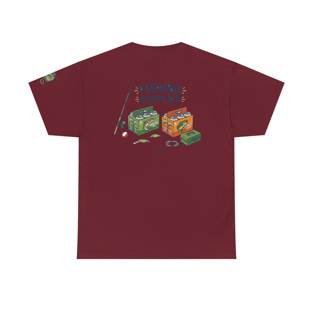 Color: Garnet | Fishing Supplies Premium Graphic Tee