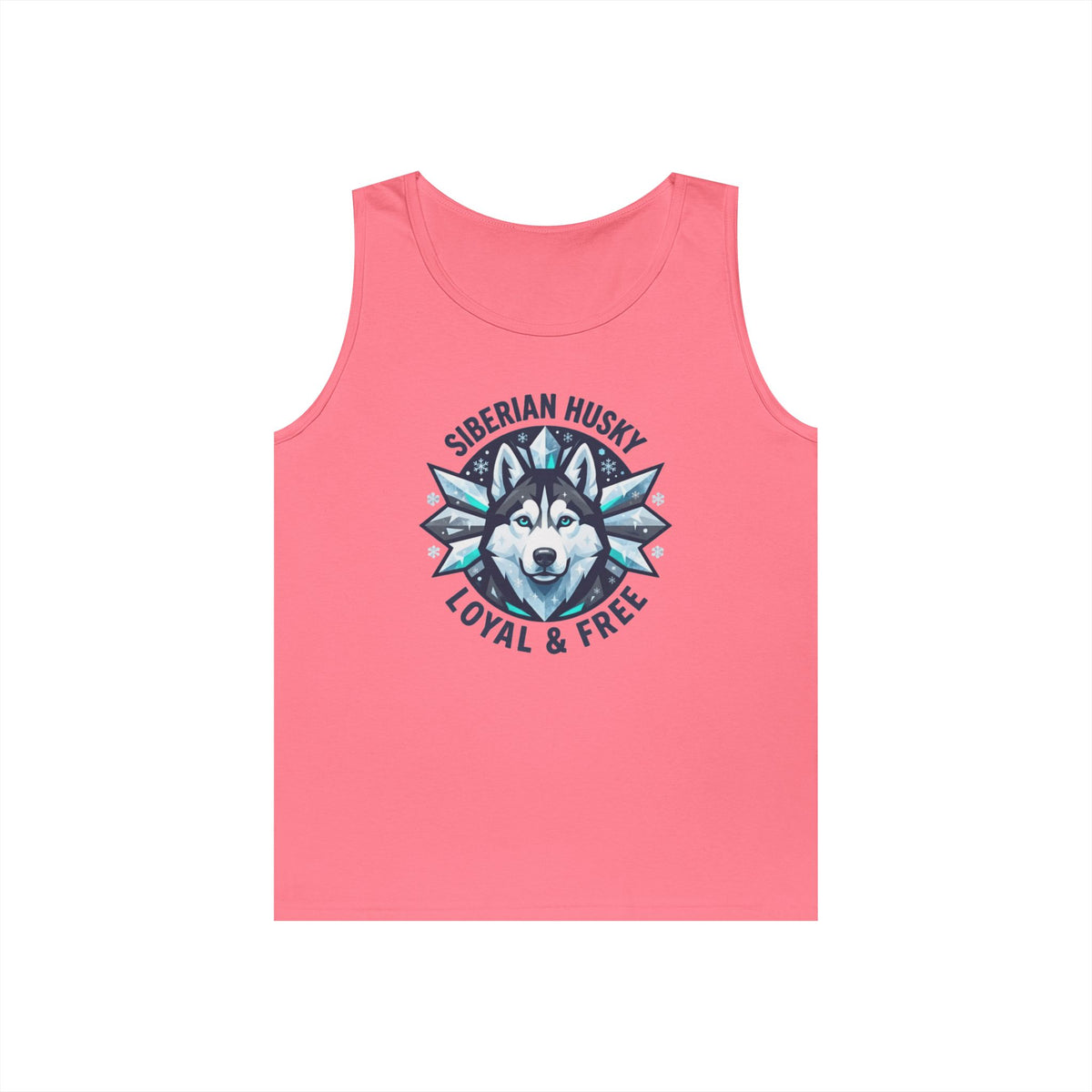 "Siberian Husky Loyal & Free" Tank Top