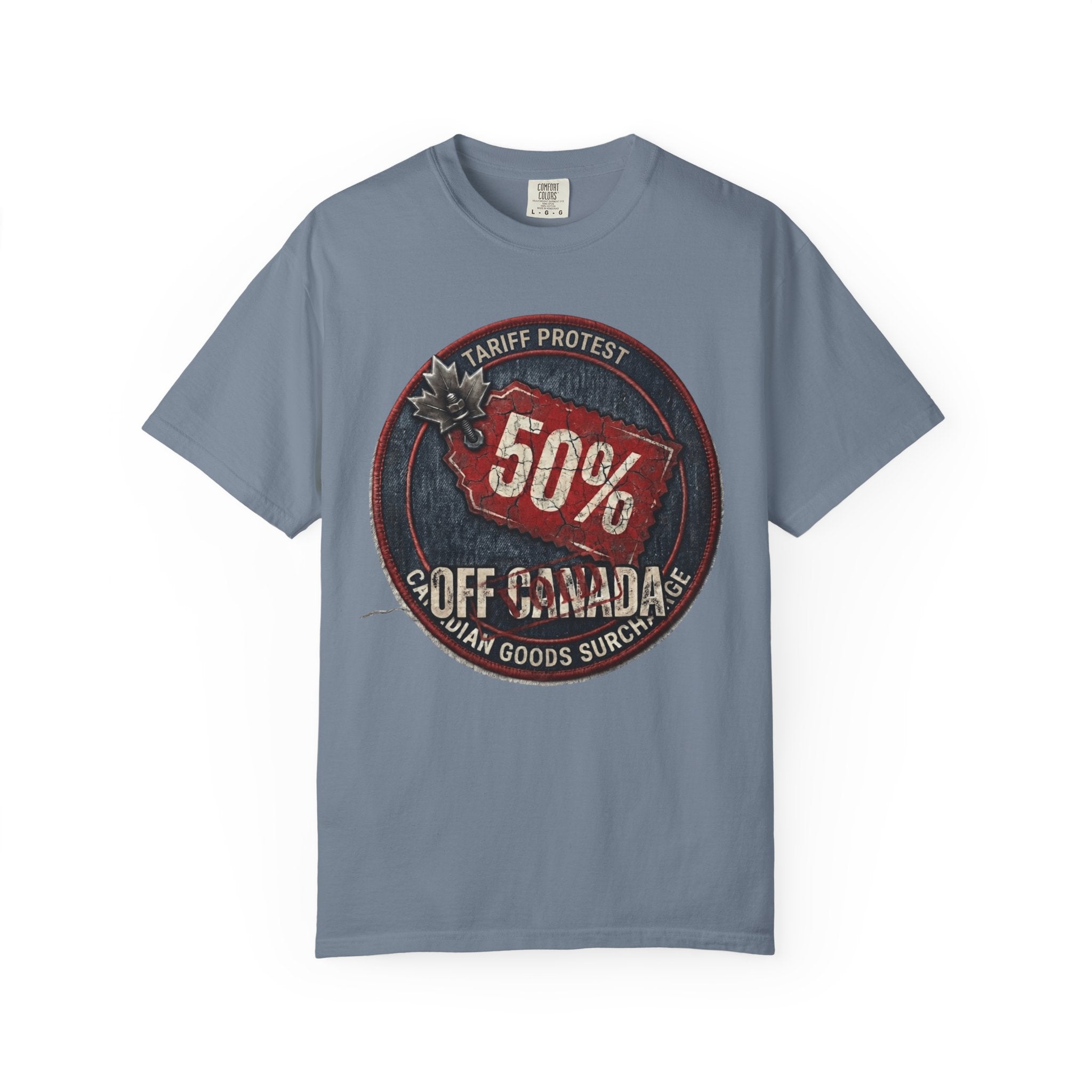 "50% Off Canada" Unisex Garment-Dyed Tee