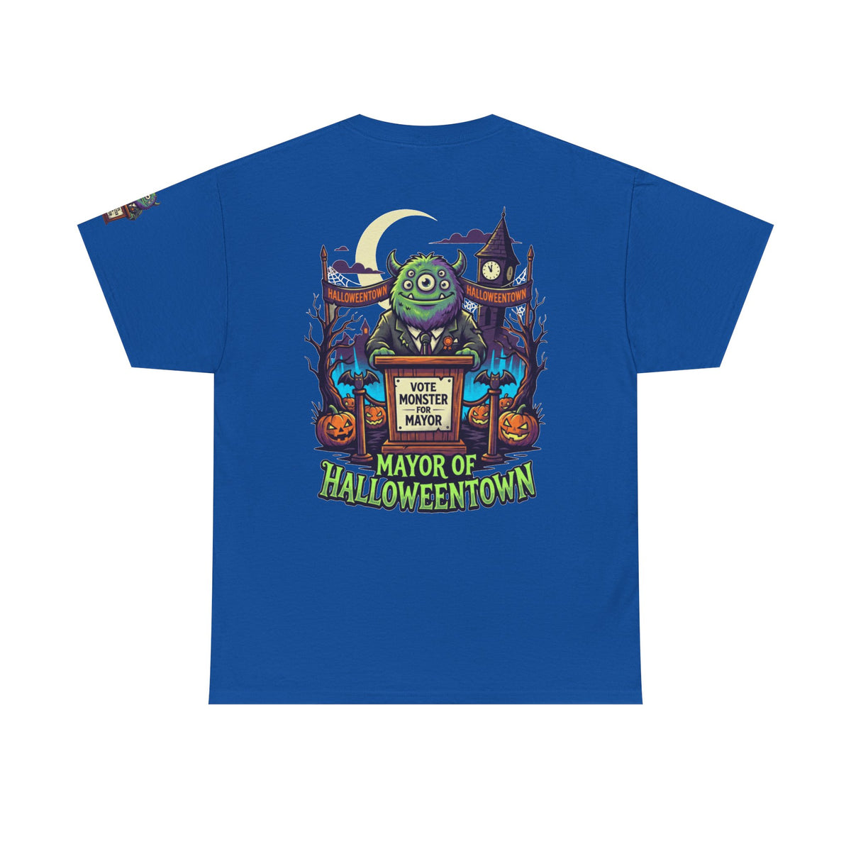 Color: Royal | Vote Monster For Mayor Premium Graphic Tee