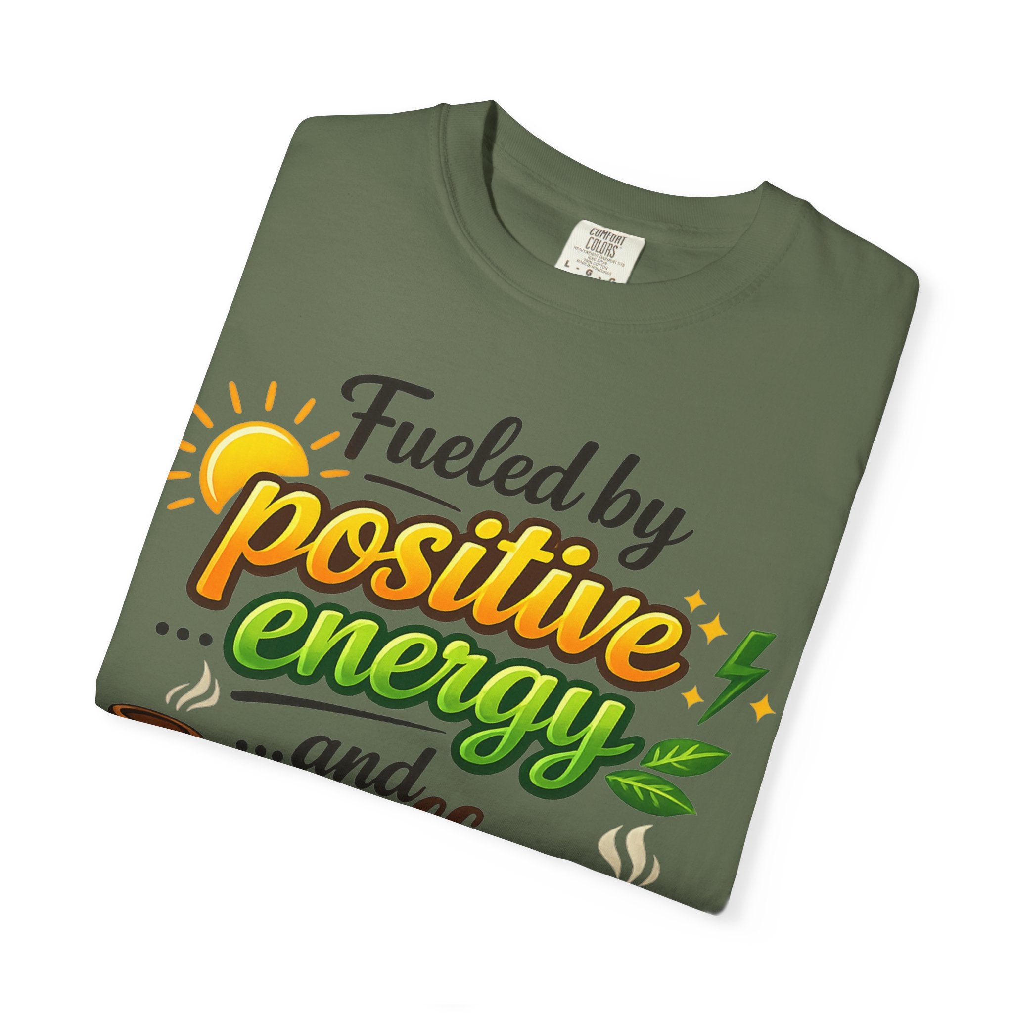 "The High-Voltage Morning Routine" Unisex Garment-Dyed T-shirt