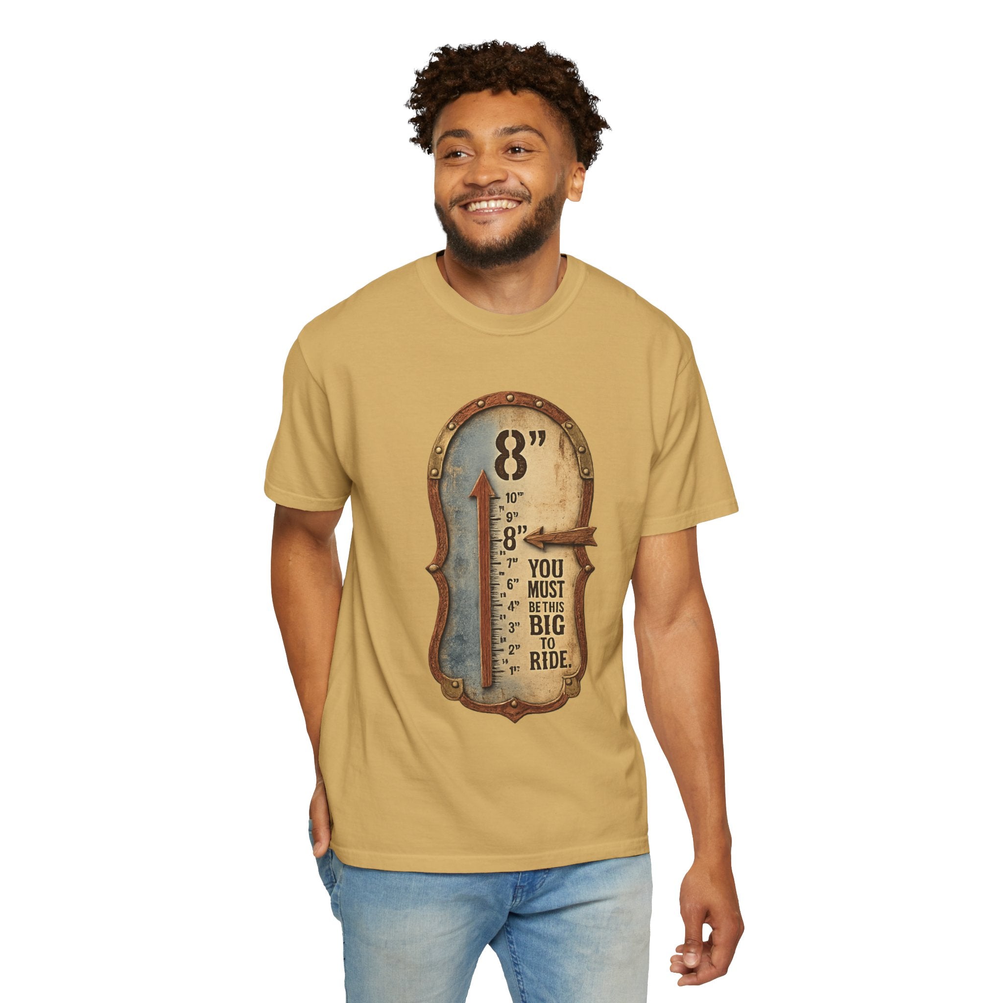 "This Big to Ride" Unisex Garment-Dyed T-shirt