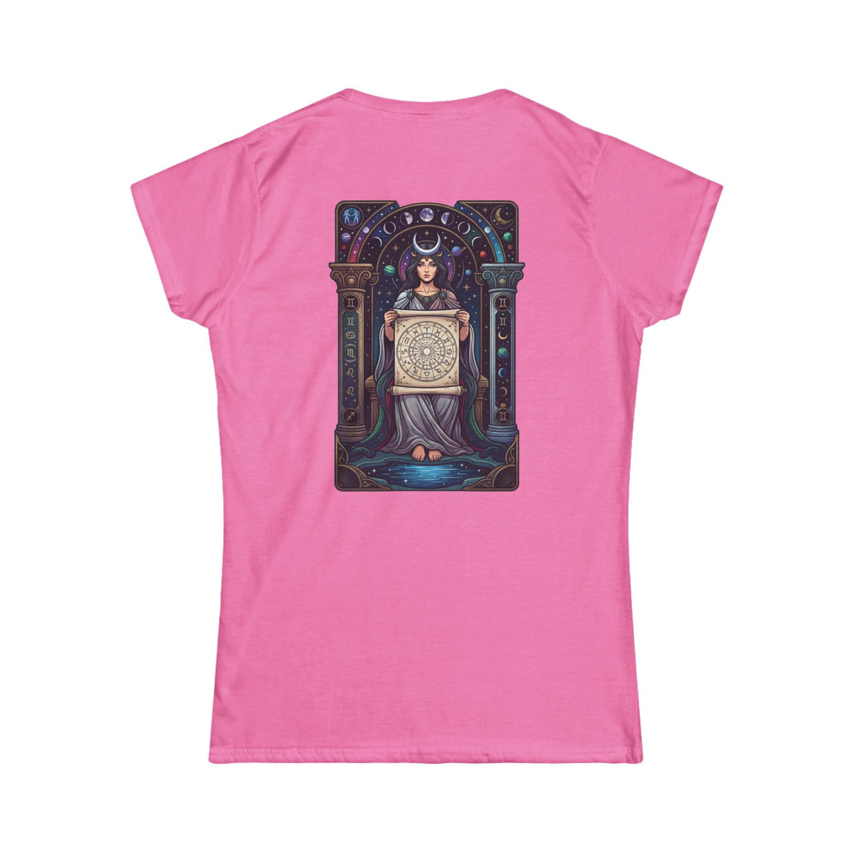 "The Cosmic Tarot (High Priestess)" Women's Tee