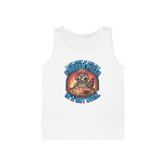 Color: White | Frozen Pizza in a Hot Oven Tank Top