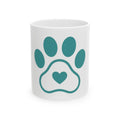 "Dog Mom" White Ceramic Mug — Graphic
