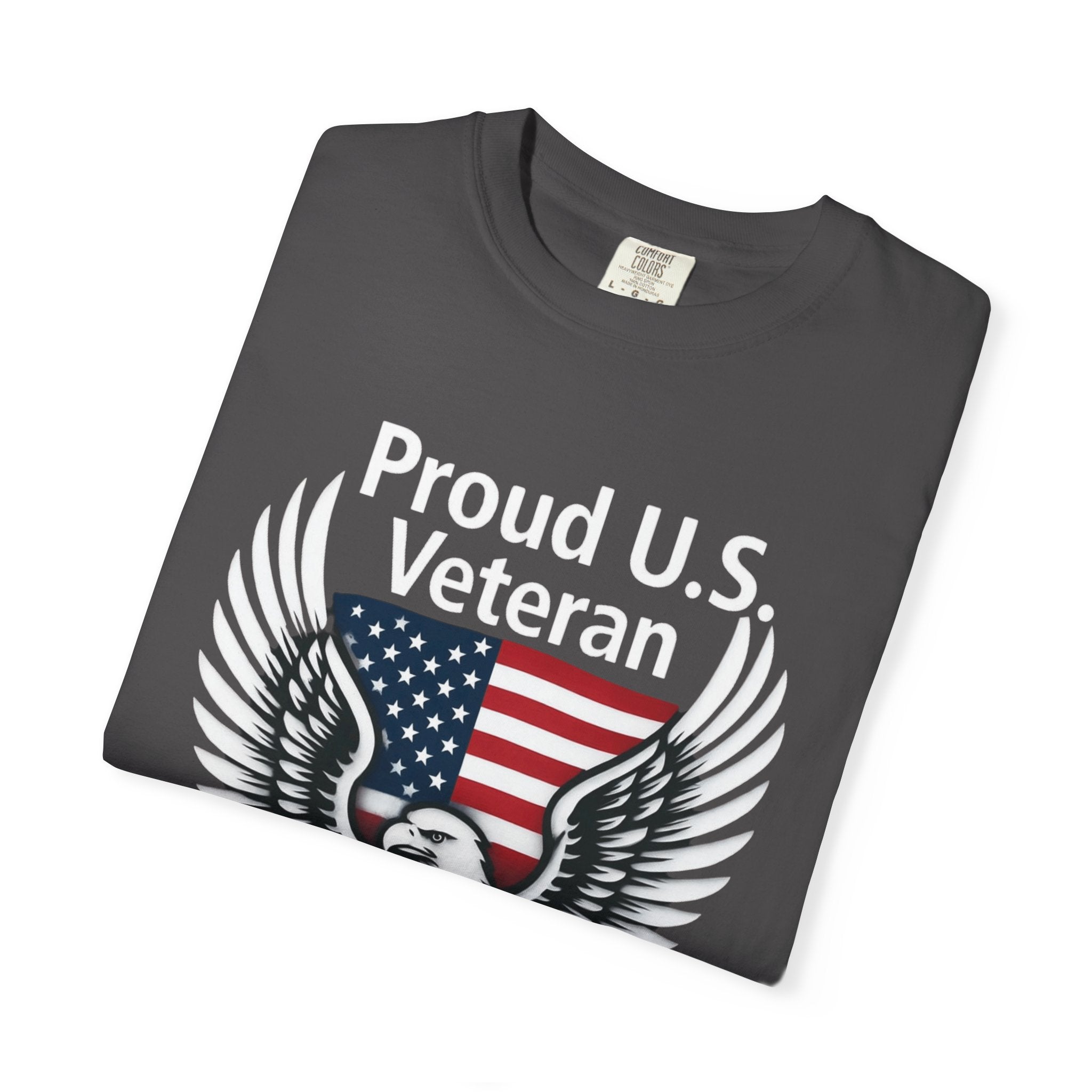 "Proud Veteran" Unisex Garment-Dyed T-shirt