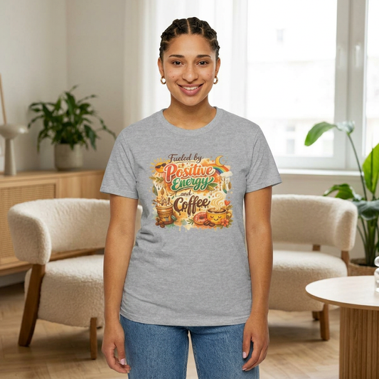 Positive Energy (It's Just Coffee) | Women's Tee — AttitudeShirts