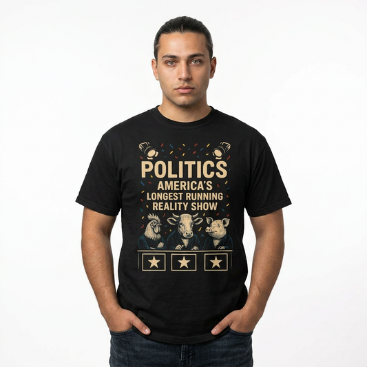 "The Ultimate Reality Show" Unisex Garment-Dyed T-shirt