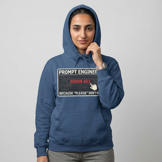 Politeness Failed. Try Fear™ | Garment-Dyed Hoodie — AttitudeShirts
