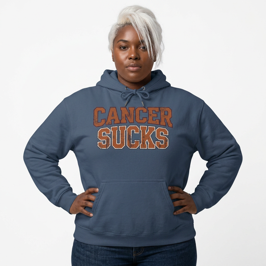 Yeah, Cancer Sucks | Garment-Dyed Hoodie — AttitudeShirts