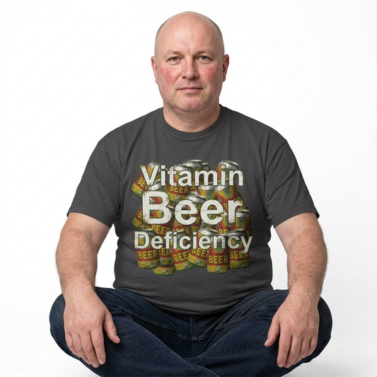 Vitamin Beer: My Daily Dose | Garment-Dyed Tee — AttitudeShirts