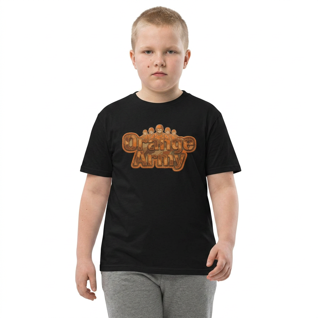 Orange Army: My Squad, My Colors | Youth Tee — AttitudeShirts