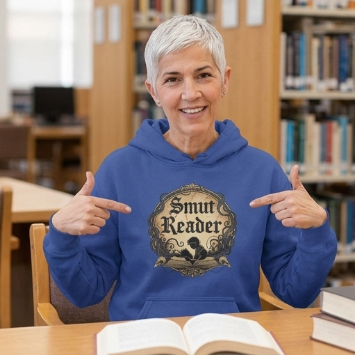 Proud Smut Reader | Garment-Dyed Hoodie — AttitudeShirts