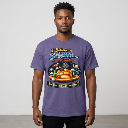 Science & Pancakes: My Two Moods | Garment-Dyed Tee — AttitudeShirts