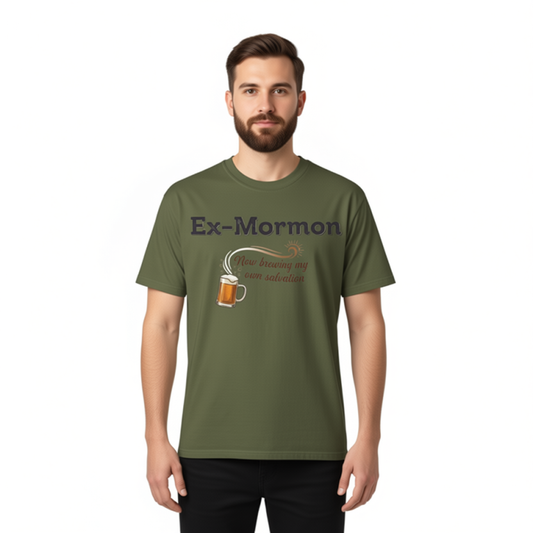 "Now brewing my own salvation" Unisex Garment-Dyed T-shirt