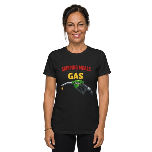 Color: Black | My Gas Diet Plan | Women's Tee — AttitudeShirts