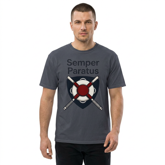"Semper Paratus" Unisex Garment-Dyed T-shirt