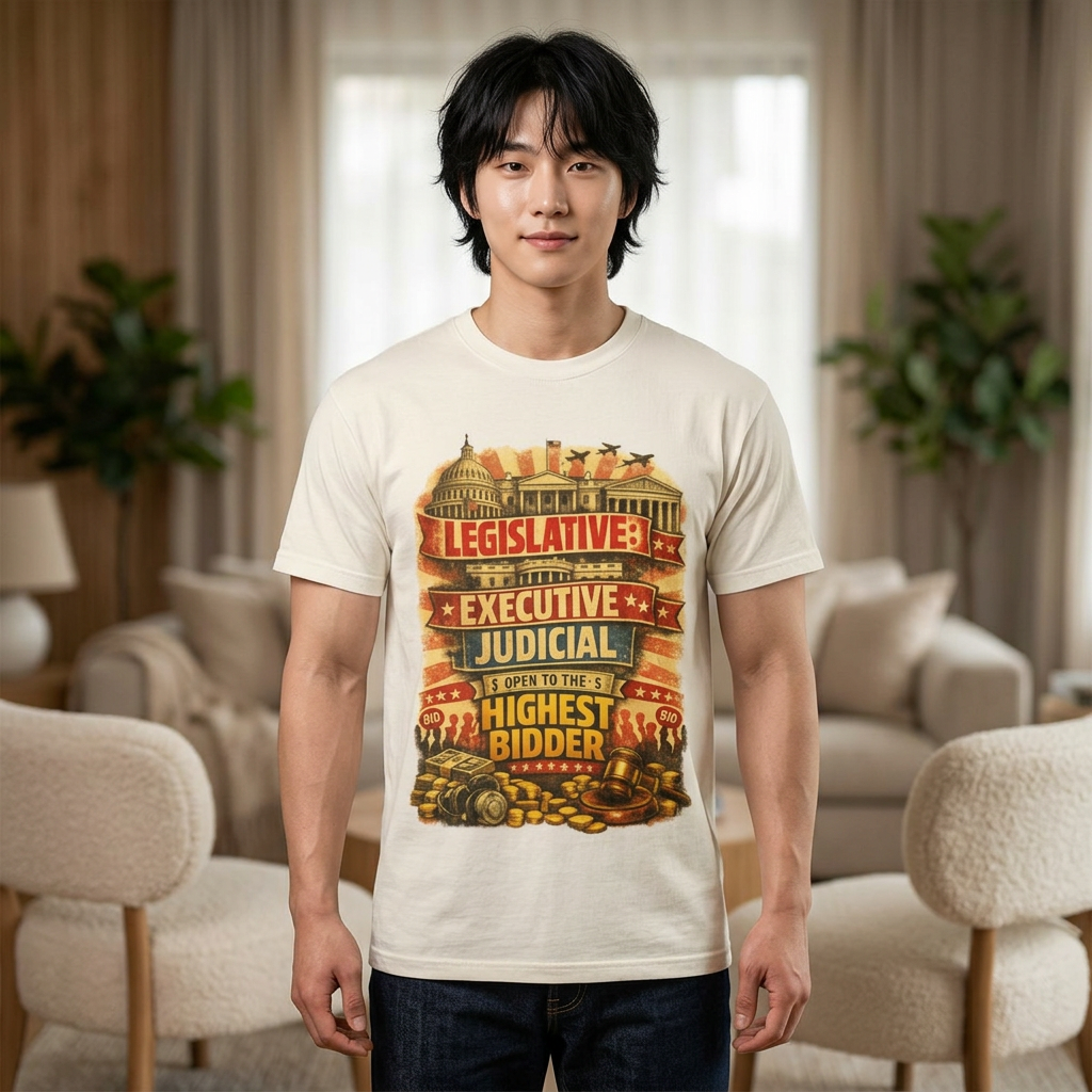 Color: Ivory | Highest Bidder Unisex Garment-Dyed T-shirt