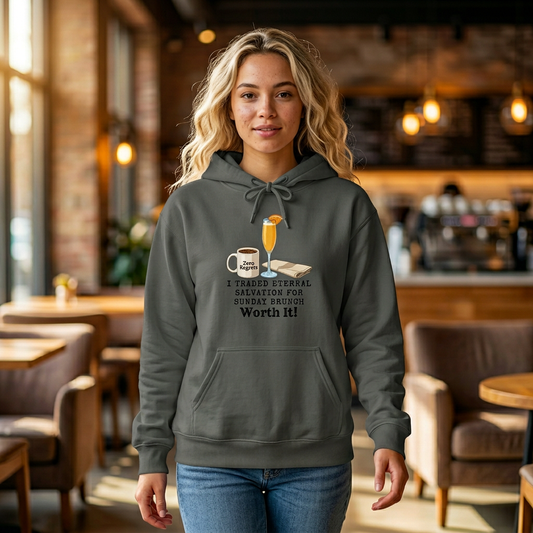 Brunch So Hard | Garment-Dyed Hoodie — AttitudeShirts