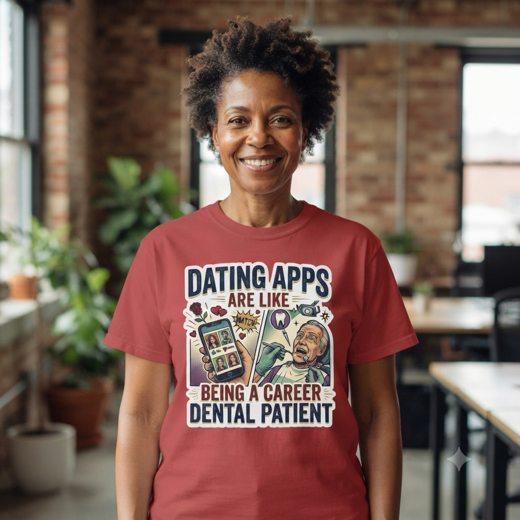 Dating Apps Are Like Being a Career Dental Patient T-Shirt