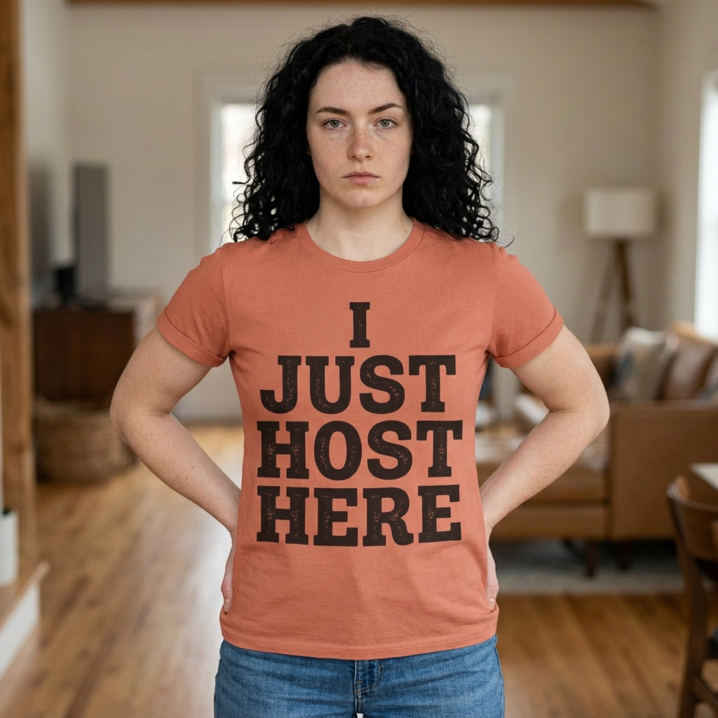 I Just Host Here T-Shirt