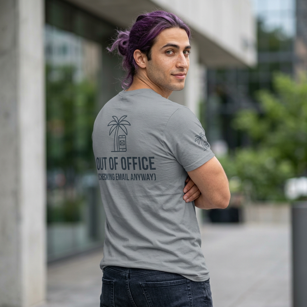 Out of Office (Checking Email Anyway) T-Shirt