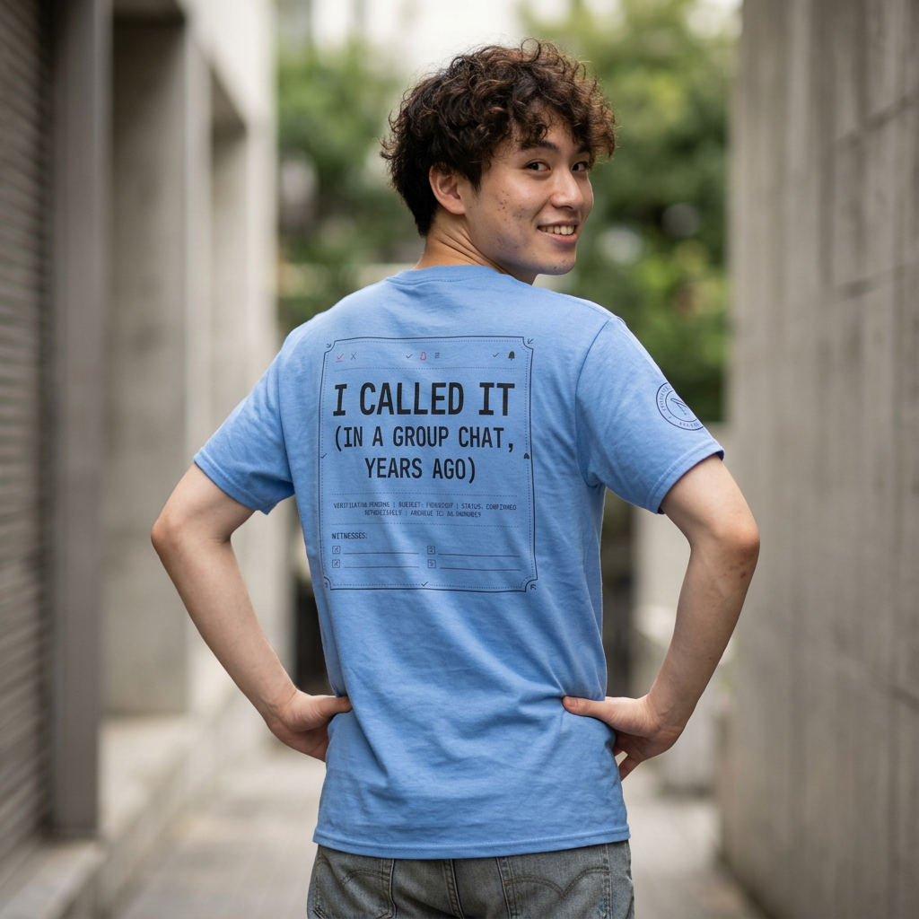 I Called It (In a Group Chat, Years Ago) T-Shirt