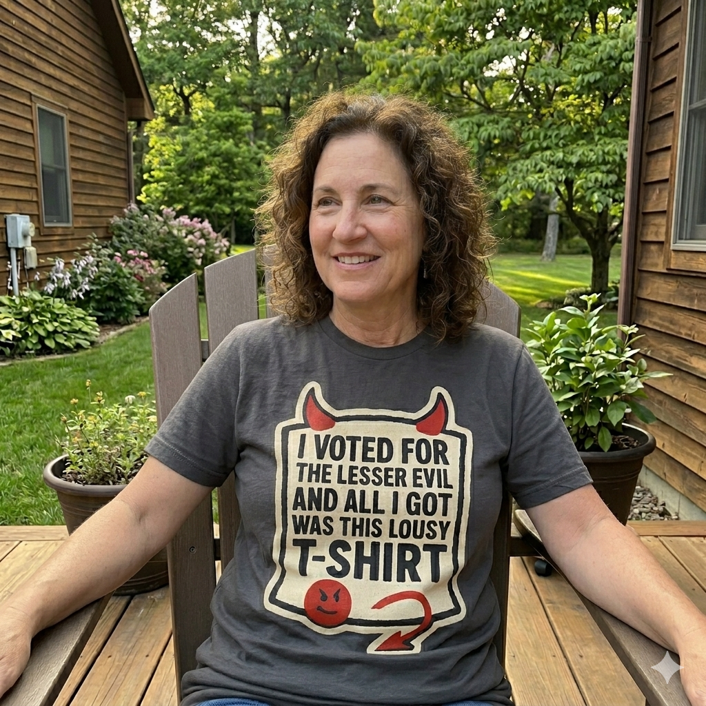 I Voted for the Lesser Evil T-Shirt