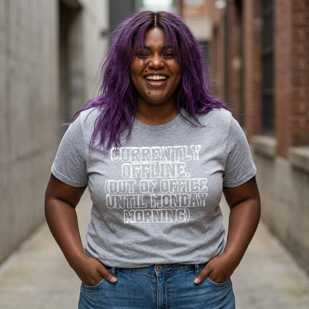 Color: Sport Grey | Currently Offline Women's Tee