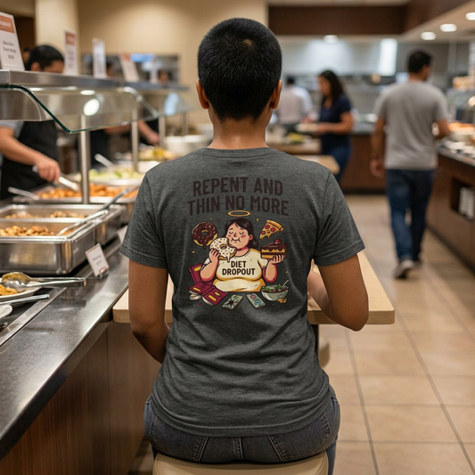 "Repent and Thin No More" Women's Tee