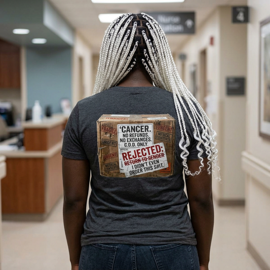 "Cancer Rejected Package" Women's Tee