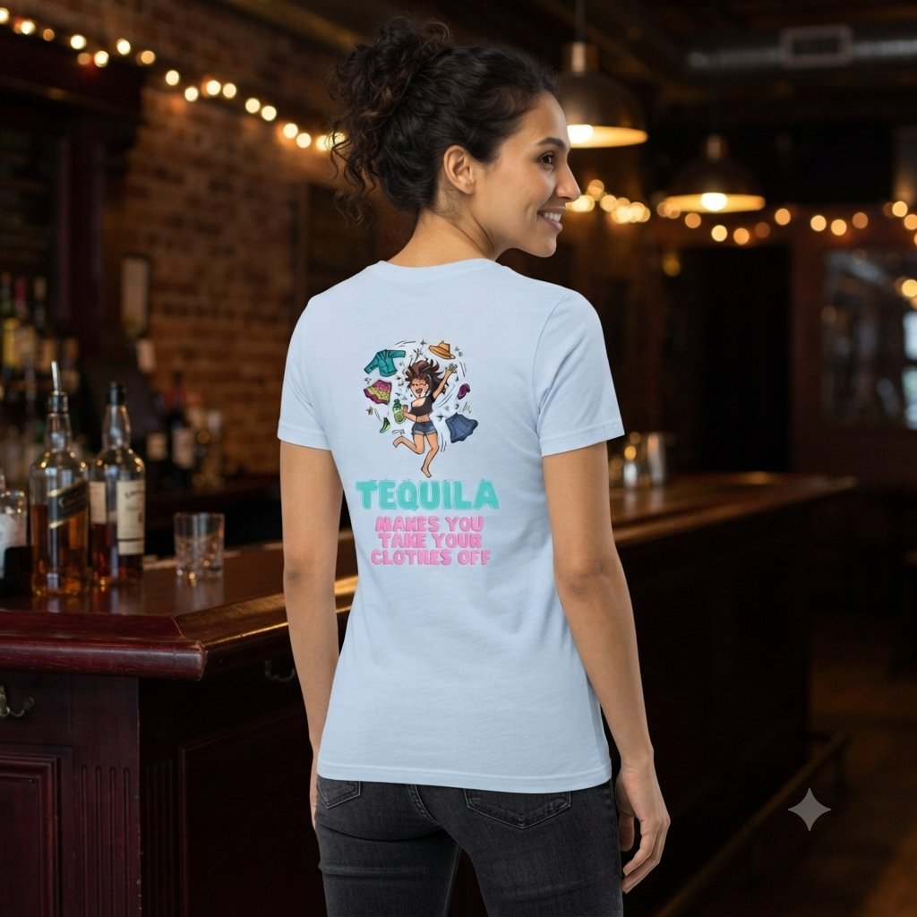 "Tequila Makes You Take Your Clothes Off" Women's Tee