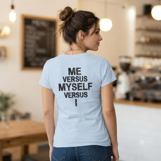 "Me vs Myself vs I" Women's Tee