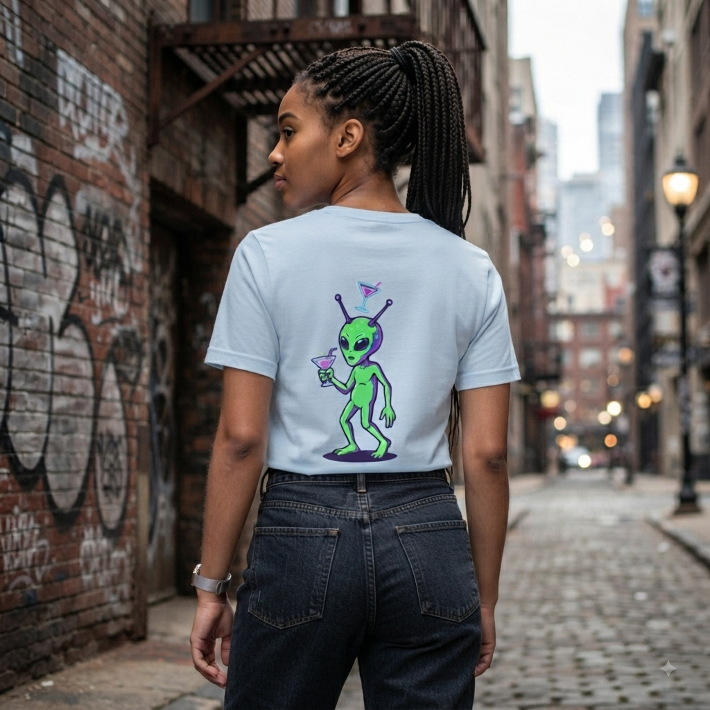 "Drunk Alien" Women's Tee