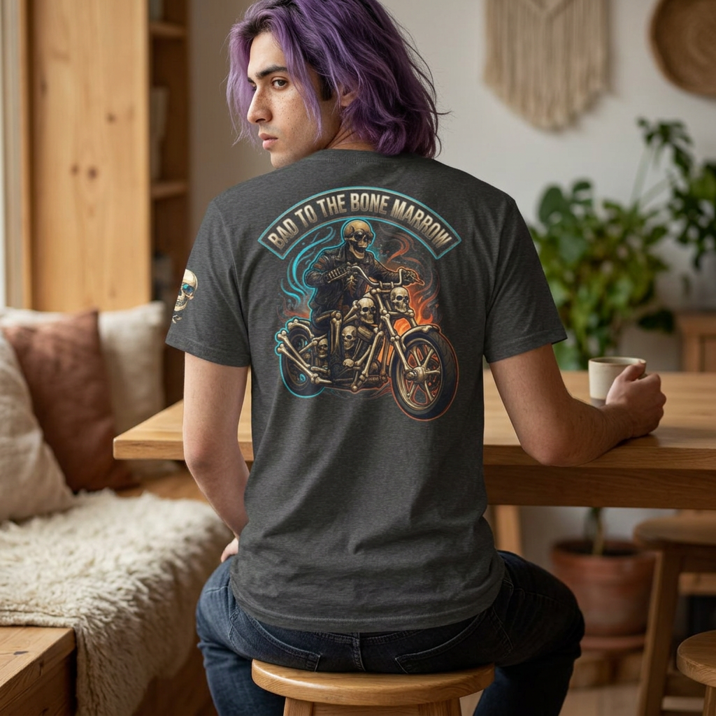"Bad to the Bone Marrow" Premium Graphic Tee