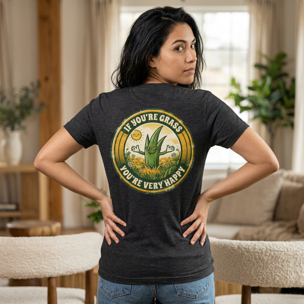 "If You're Grass You're Very Happy" Women's Tee
